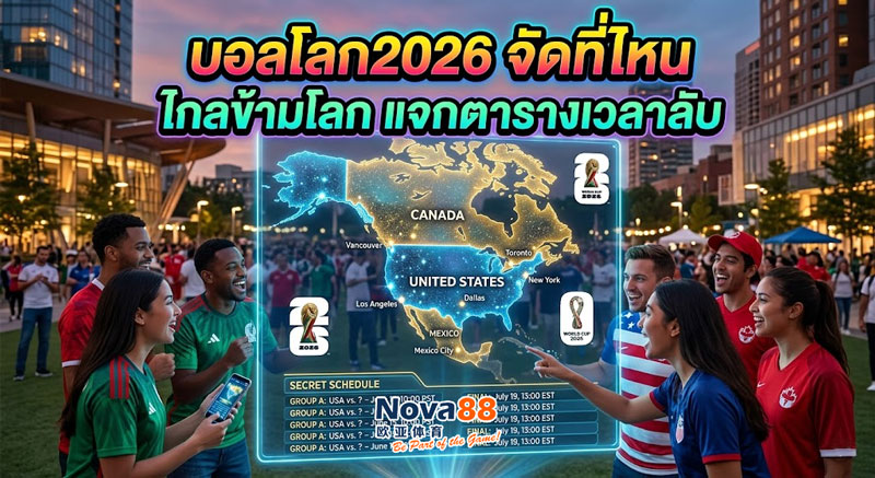บอลโลก2026 จัดที่ไหน